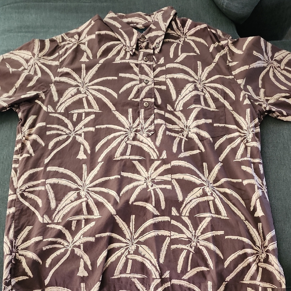 Sig Zane Mens Aloha Pull Over Shirt